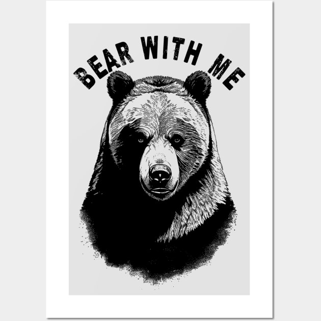 Bear With Me Wall Art by TMBTM